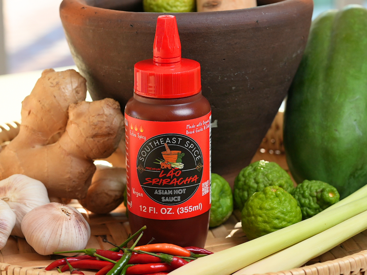 Hot sauce ポラロイド チソン 公式 Hot Sauce -Original Lao Sriracha,chili garlic sweet organic spicy